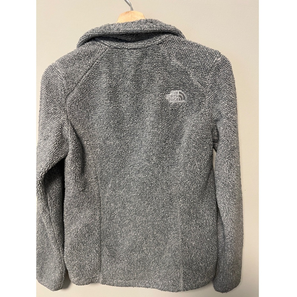 The North Face Osito Fleece Jacket Womens S Gray Full Zip Plush High Pile - Picture 2 of 8